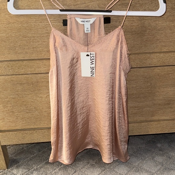 Nine West Tops - Nine West Blush Satin Top
